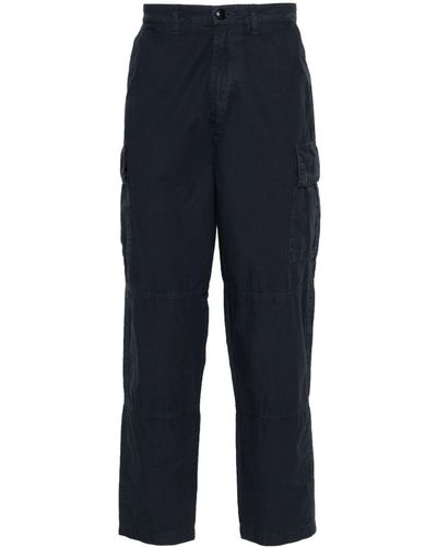 Barbour Essentials Tapered Cargo Trousers - Blue