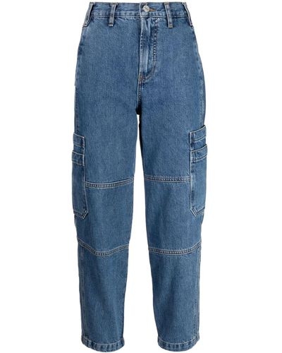 FRAME Straight Jeans - Blauw