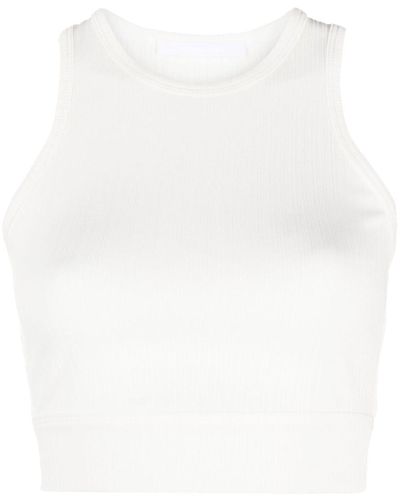 Helmut Lang Top a coste - Bianco