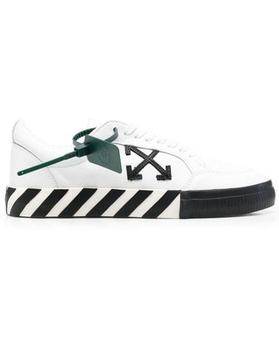 Off-White c/o Virgil Abloh Vulcanized Low-Top Sneakers - White