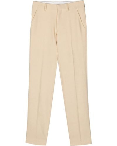 Sandro Mid-rise Tailored Trousers - Natural