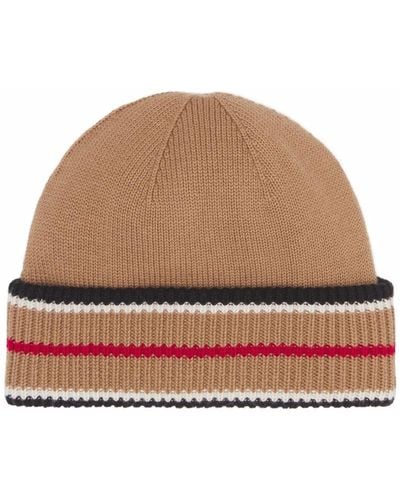 Burberry Icon Stripe Beanie Hat - Multicolour