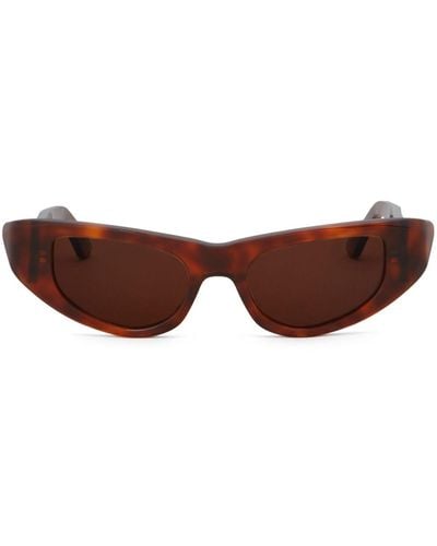 Marni Sonnenbrille mit Cat-Eye-Gestell - Braun