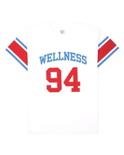 Sporty & Rich Camiseta Wellness 94 Rugby - Rojo