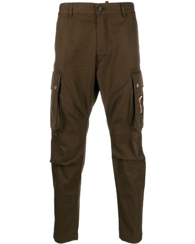 DSquared² Tapered-leg Cargo Trousers - Brown