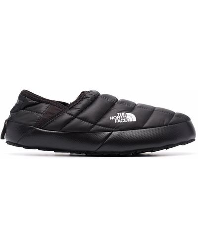 The North Face Padded Quilted Slippers - Black