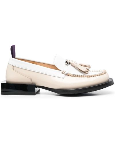 Eytys Oversize-sole Tasselled Leather Loafers - White
