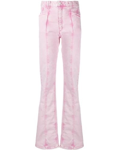 Isabel Marant Gerade Hose - Pink