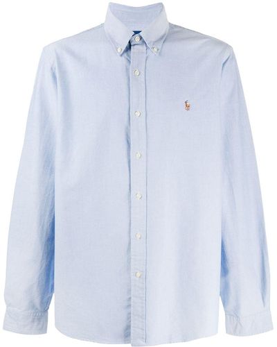 Polo Ralph Lauren Chemise à logo brodé - Bleu