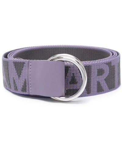 Stella McCartney Logo-jacquard Two-tone Belt - Purple