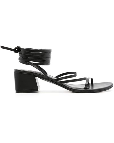 Ancient Greek Sandals Sandalias Lithi con tacón de 50 mm - Negro