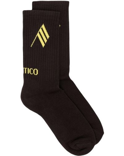The Attico ロゴ 靴下 - ブラック
