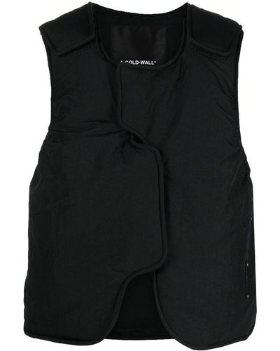 A_COLD_WALL* Round-neck Gilet - Black