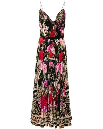 Camilla Reservation For Love maxi dress - Rosso