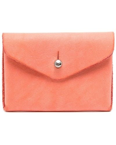 Guidi En01 Leather Cardholder - Pink