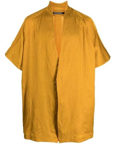 Julius Oversized Cape Jacket - Yellow