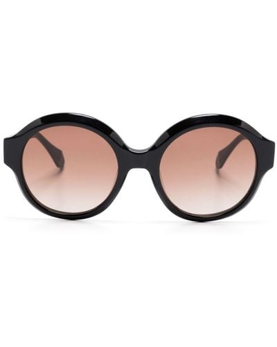 Gigi Studios Catherine Round-frame Sunglasses - Natural