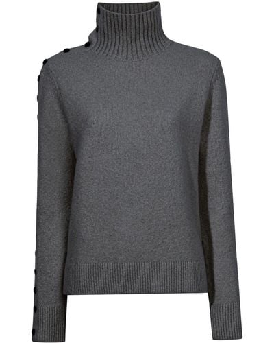 Proenza Schouler Fine-knit Roll-neck Sweater - Gray