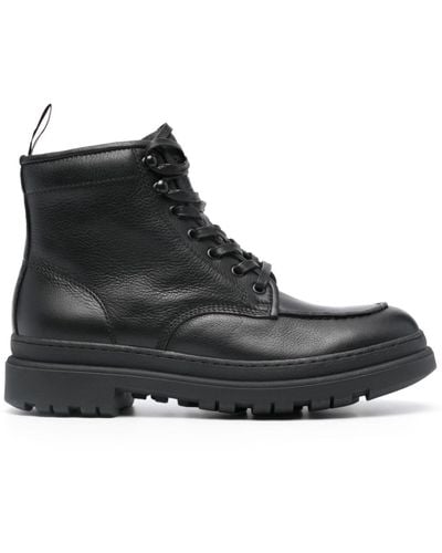 Polo Ralph Lauren Bottines en cuir à lacets - Noir