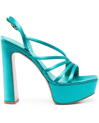 Le Silla Scarlet Strappy Sandals - Blue