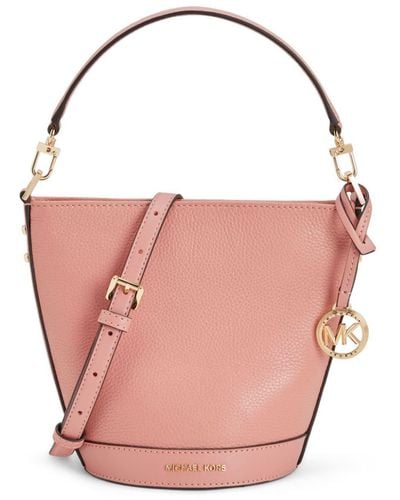 Michael Kors Townsend Leather Bucket Bag - Pink