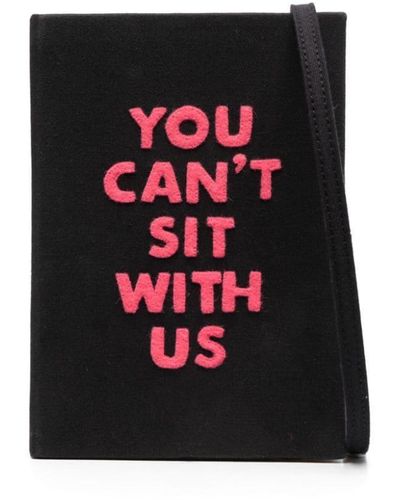 Olympia Le-Tan Bolso de mano You Can't Sit With Us - Negro