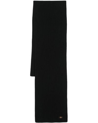 Versace メドゥーサ '95 リブニット スカーフ - ブラック