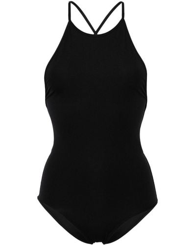 Totême Open-back Sleeveless Swimsuit - Black