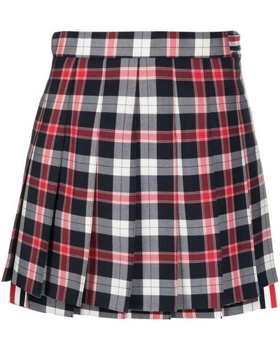 Thom Browne School Uniform Twill ミニスカート - レッド