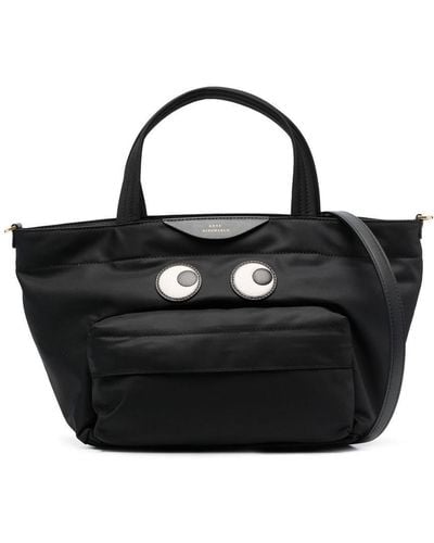 Anya Hindmarch Mini sac cabas Eyes - Noir