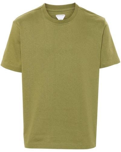 Bottega Veneta Camiseta con cuello redondo - Verde