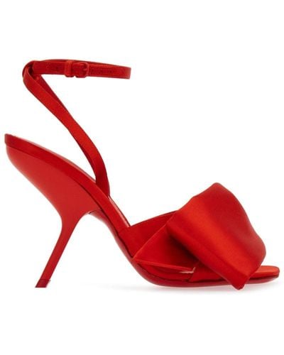 Ferragamo Sandalen aus Leder 105mm - Rot
