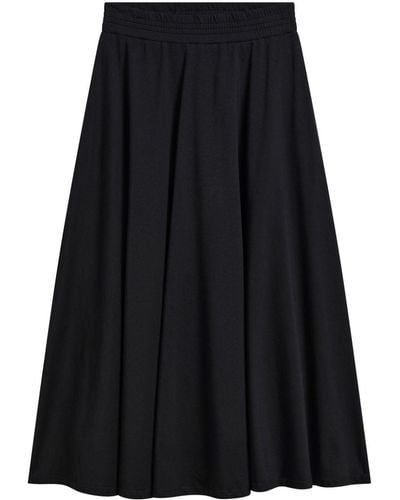 agnès b. High-rise Midi Skirt - Black