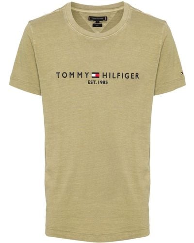 Tommy Hilfiger ロゴ Tシャツ - イエロー