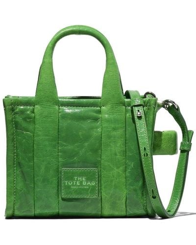 Marc Jacobs The Shiny Crinkle Crossbody Tote Bag - Green