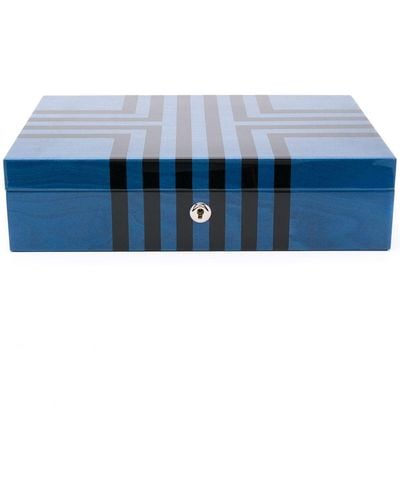 Rapport Labyritnh Collector 10 Watch Box - Blue