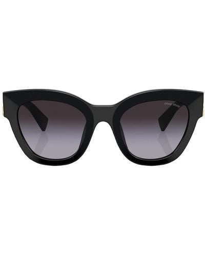 Miu Miu Cat-Eye-Sonnenbrille mit Farbverlauf - Schwarz