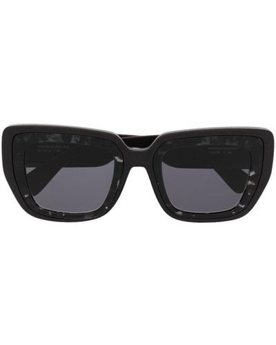 Mykita Gafas de sol con montura cuadrada - Negro
