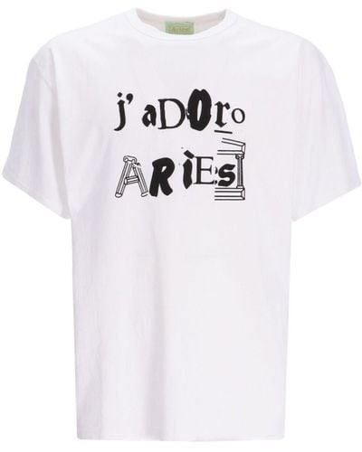Aries J'adoro Ransom T-shirt - White