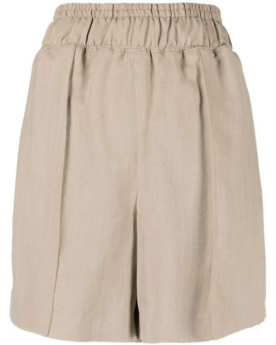 Brunello Cucinelli Thigh-length Bermuda Shorts - Natural