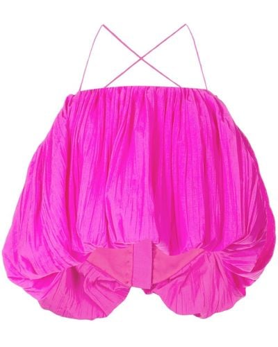 Acler Varley Pleated Top - Pink
