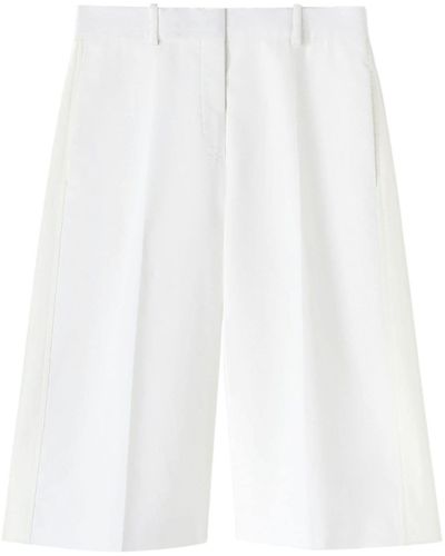 Jil Sander Cotton Tailored Bermuda Shorts - White