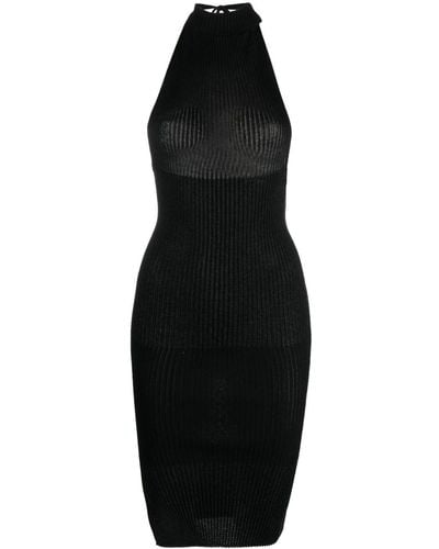 a. roege hove Emma Ribbed-knit Dress - Black