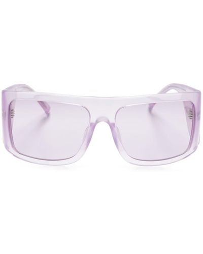 Linda Farrow X The Attico Andre Oversize-frame Sunglasses - Pink