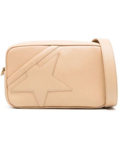 Golden Goose Star Leather Crossbody Bag - Natural