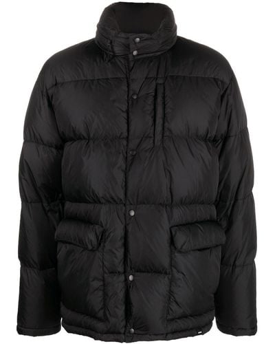 Aspesi High-neck Puffer-coat - Black