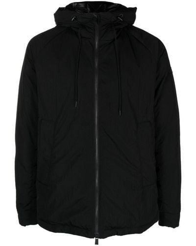Tatras Slouch-hood Padded-design Jacket - Black