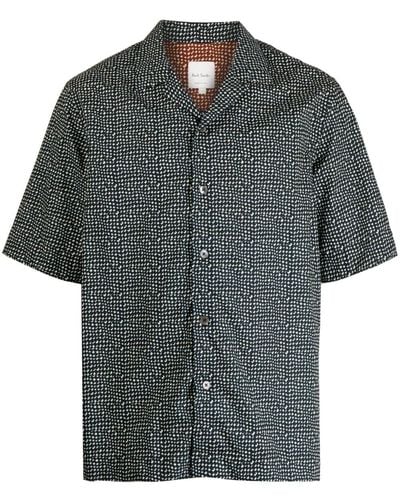 Paul Smith Overhemd Met Print - Zwart