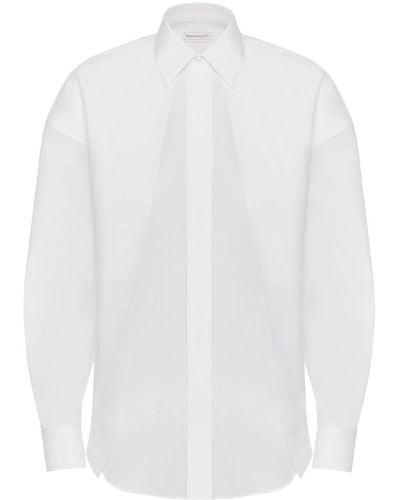 Alexander McQueen Katoenen Overhemd - Wit