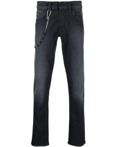 Sartoria Tramarossa Slim-Fit-Jeans mit hohem Bund - Blau